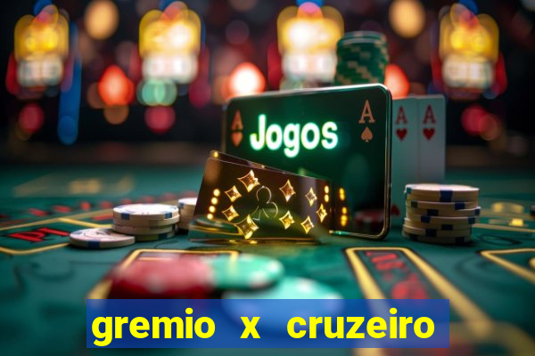 gremio x cruzeiro ao vivo hd